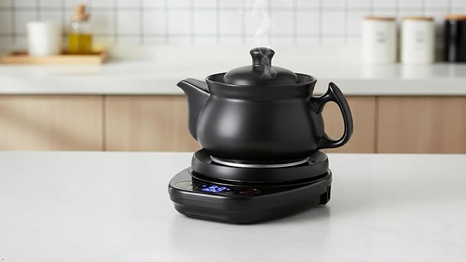 110V Fully Automatic Split Decoction Pot Health Ceramic Pot, Used - Image 7