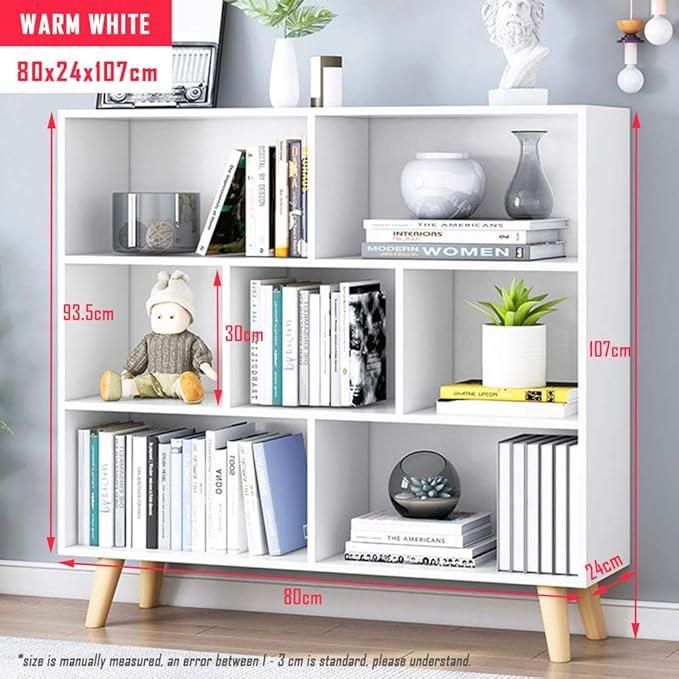 IOTXY Wooden Open Shelf Bookcase - Image 2
