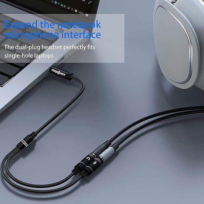 ChargeWorx 3.5mm Mic and Headphone Jack Splitter, Y-Splitter Adapter - Image 5