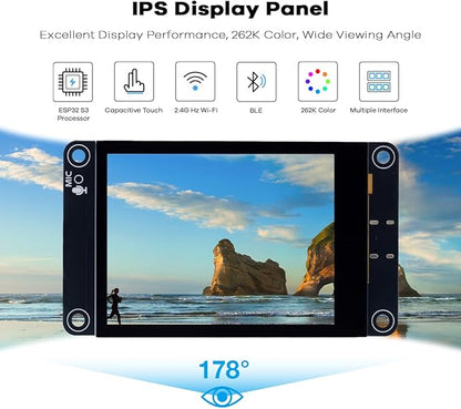 Hosyond ESP32-S3 Touchscreen Module, 2.8" 240x320 IPS LCD EPS32 Display - Image 2