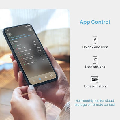 Lockly Visage Zeno Series Smart Lock, Facial Recognition & Fingerprint Keyless - Image 7