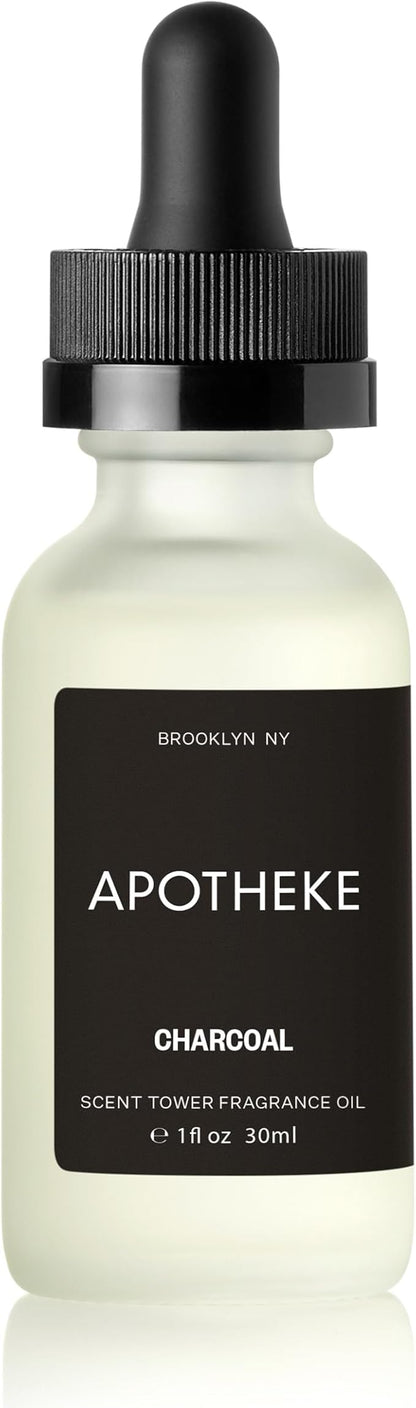 Apotheke Scent Tower Aromatherapy Diffuser Fragrance Refill, Charcoal by Apotheke