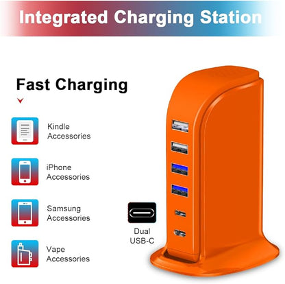 Upoy Dual USB C Charger Block, Charging Station - Image 2