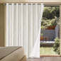 H.VERSAILTEX Sliding Door Curtains, Linen 100% Blackout Curtains Durable Thick by HVERSAILTEX