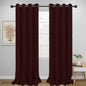 Easy-Going Blackout Curtains for Bedroom, Solid Thermal Insulated Grommet and by Easy-Going