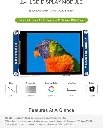 waveshare 2.4inch LCD Display Module - Image 2
