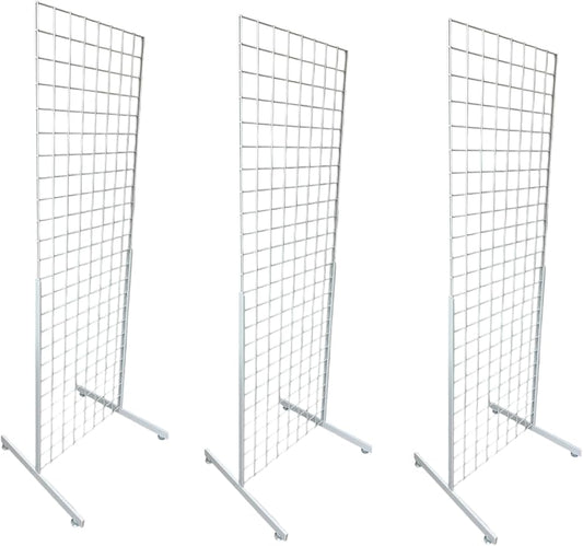 Only Hangers Heavy Duty 2' x 5.5' Gridwall Art Display Panel by Only+Hangers