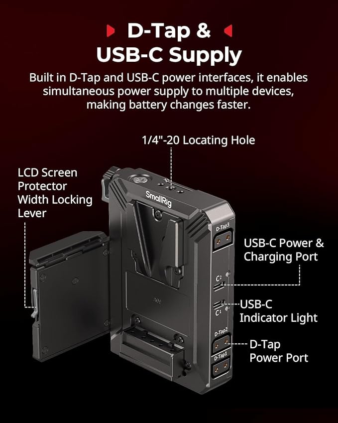 SMALLRIG V Mount Battery Plate - Image 5