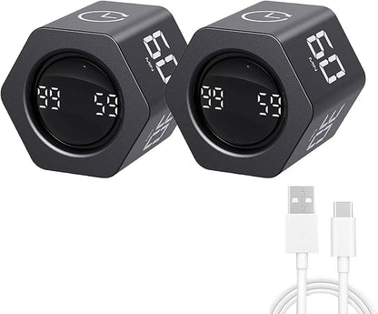 Productivity Timer Flip Gravity Sensor Cube Timer Countdown & Countup, Mute & by LUCKYTIME