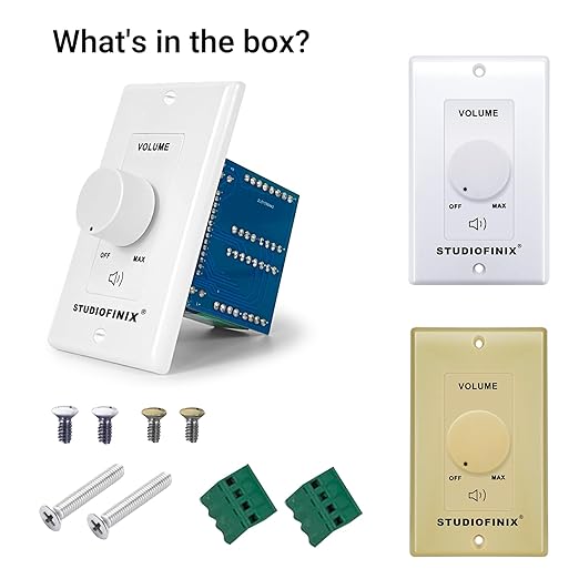 STUDIOFINIX 100W in Wall Volume Control Knob Matching Impedance - Image 5
