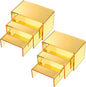 Chuangdi 2 Sets Acrylic Display Risers, Product Stand, Jewelry Display Riser by Chuangdi