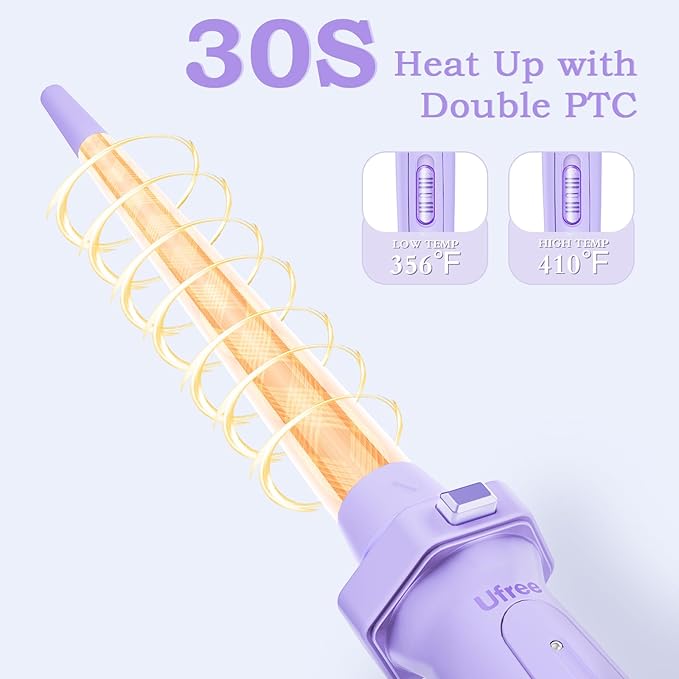 Birthday Gifts for Women, Ufree 5 in 1 Curling Iron - Image 3