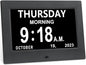 Irednolw 7inch Large Impaired Vision Digital Alarm Clock by Irednolwwillgiveyouthebest