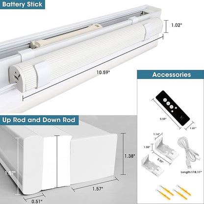 SmartWings Motorized Cellular Shades, Honeycomb Blinds Compatible - Image 9