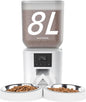 Automatic Cat Feeder for 2 Cats - 8L/34 Cups Large Capacity Auto Food Dispenser by Nityers