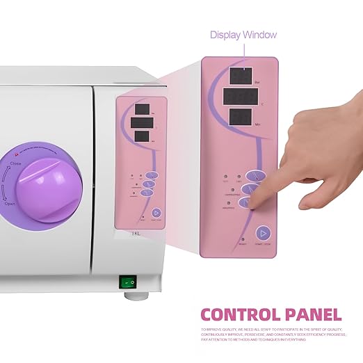 16L/18L/23L Benchtop Type Autoclave Class N Series Portable Lab Autoclave Steam - Image 6