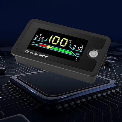 RSHuiOUXX DC8-100V Electricity Meter Digital LCD Display Car Battery Charging - Image 2