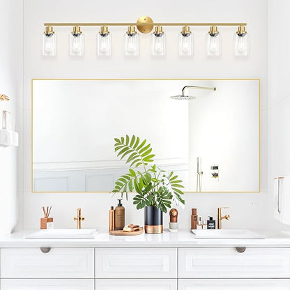 Guliaofo 8-Light Brushed Gold Vanity Lights - Image 6
