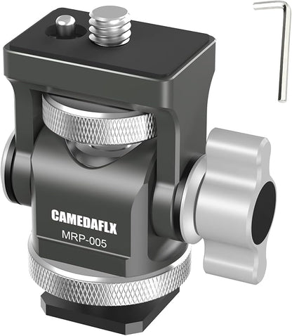 CAMEDAFLX Tilt Adjustable Camera Monitor Mount, Swivel Field Monitor Holder by CAMEDAFLX