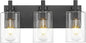 METWET 3-Light Bathroom Light Fixtures, Modern Vanity Lighting Fixtures Over by Metwet