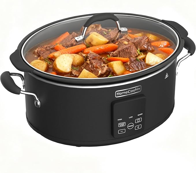 HOMECOOKIN Slow Cooker, Extra Large 10 Quart Digital Programmable Slow Cookers by HOMECOOKIN
