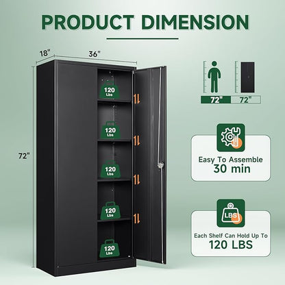 Letaya Metal Garage Storage Cabinets - Image 3