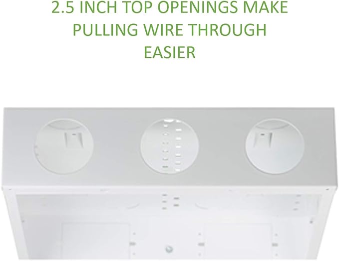 Legrand - OnQ 14 Inch Cable Management, In-Wall 20-Gauge Media Box, Structured - Image 7