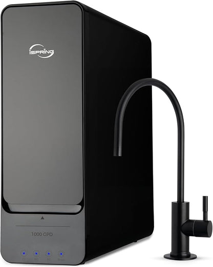 iSpring RO1000-ORB Tankless Reverse Osmosis Water Filtration System, 1000 GPD by iSpring