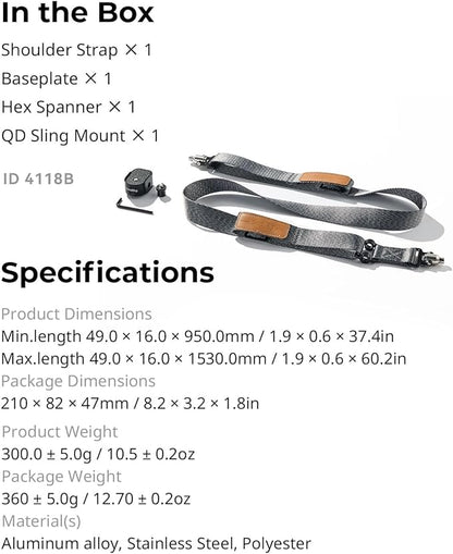 SmallRig RS3 RS2 Weight-Reducing Shoulder Strap Compatible - Image 8