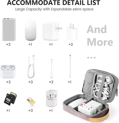 Travelkin Travel Electronic Cord Organizer Travel Case, Travel Cable Organizer - Image 4