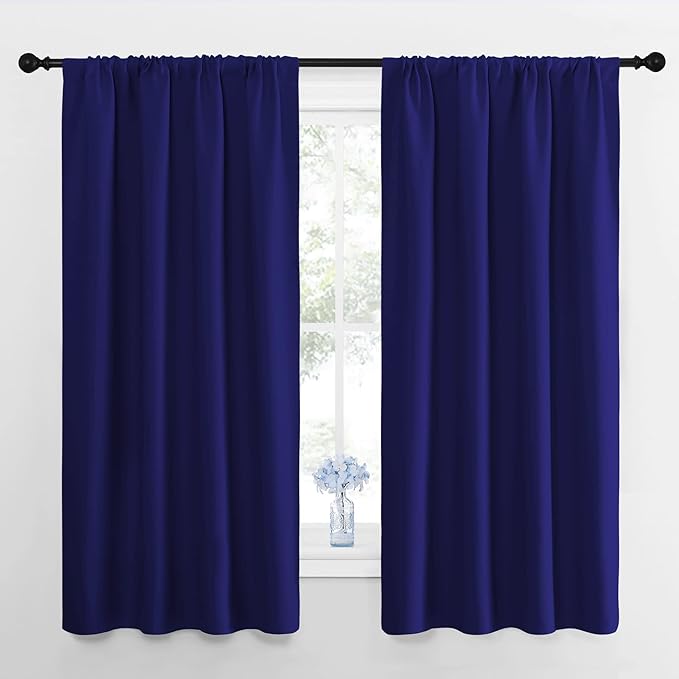 NICETOWN Kitchen Curtains, Short Blackout Drapes, Thermal Insulated Blackout by NICETOWN