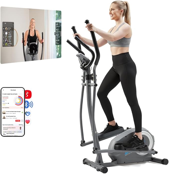 JLL Smart Upright Elliptical & Full-Body Cross Trainer – Compact, Low-Impact by JLLFitness