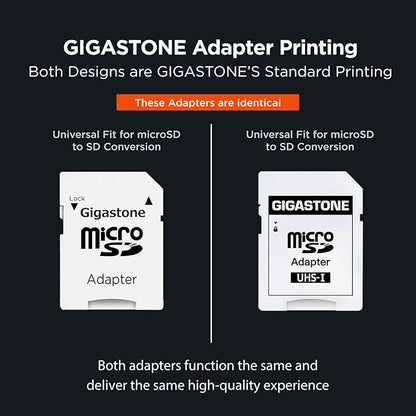 GIGASTONE 128GB Micro SD Card 2-Pack, A1 V30 4K Video Recording, Compatible - Image 3