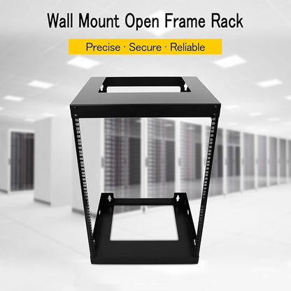 Raising Electronics 15U Wall Mount Open Frame 19 Inch Server Equipment Rack - Image 2