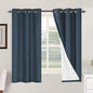 H.VERSAILTEX Primitive Linen Curtains 100% Blackout Curtain Drapes Burlap by HVERSAILTEX