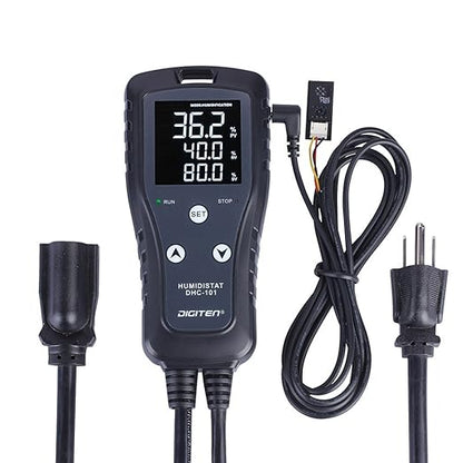 DIGITEN Humidity Controller DHC101 Digital Humidistat Pre Wired Outlet Reptile by DIGITEN