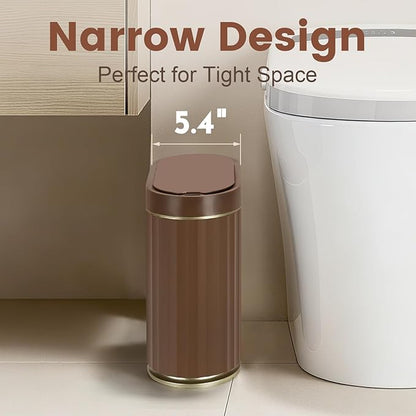 ELPHECO Bathroom Motion Sensor Trash can 2 Gallon Automatic Garbage Can - Image 4