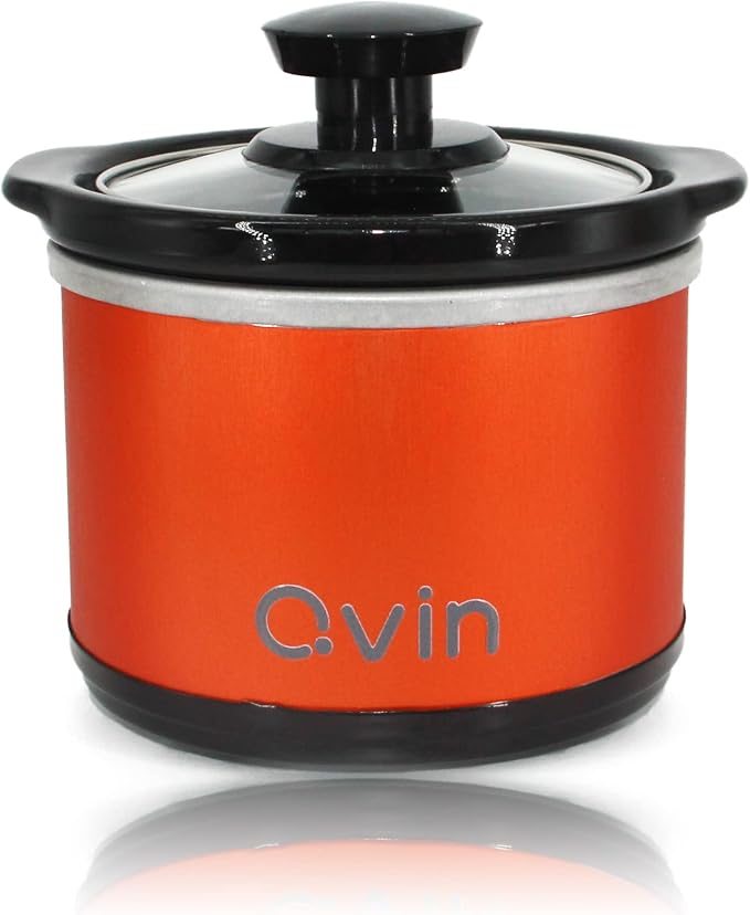 0.65-qt mini Round Slow Cooker, Fondue Melting Pot Warmer - Image 3