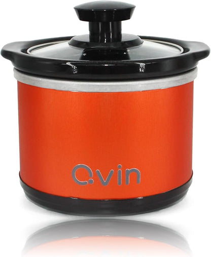 0.65-qt mini Round Slow Cooker, Fondue Melting Pot Warmer - Image 3