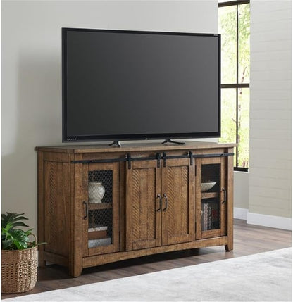 Martin Svensson Home Rustic 65” Solid Wood TV Stand - Image 4