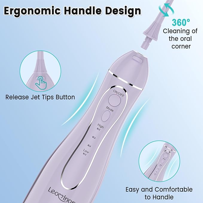Leominor Water Dental Flosser Pick - Image 9