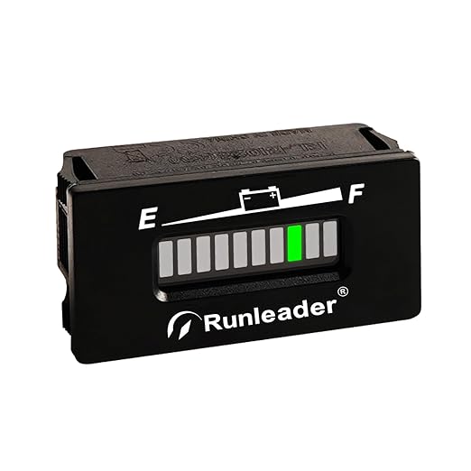 Runleader RL-BI028 DC 12V to 24V LED Battery Indicator, Applicable to Lead Acid by Runleader