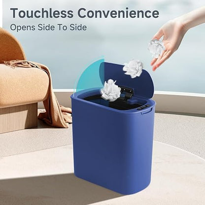 TIPGO 5 Gallon Motion Senor Bathroom Trash Can - Image 2