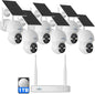 Hiseeu Solar Camera Wireless Outdoor, Home Security Camera System, 2.4G & 5G by Hiseeu