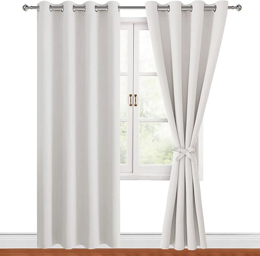 Hiasan Blackout Curtains for Bedroom, 52 x 84 Inches Long by Hiasan