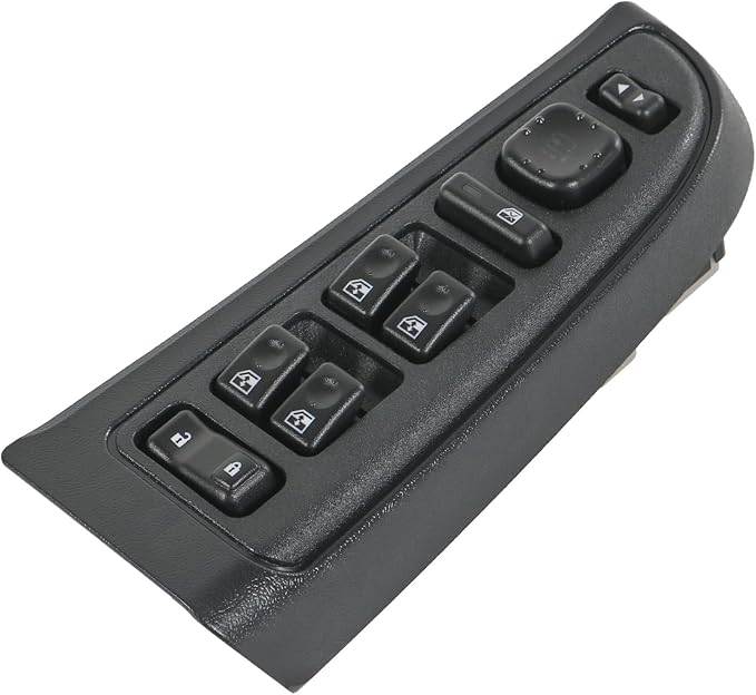 DICMIC Front Driver Side Master Power Window Switch and Door Lock & Black Bezel by DICMIC