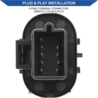 Obaee Power Window Control Switch Button & Front Driver Side Door Lock & Mirror - Image 8