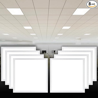 CycevSun 2x2 LED Flat Panel Light Drop Ceiling Fixture, 0-10V Dimmable by CycevSun