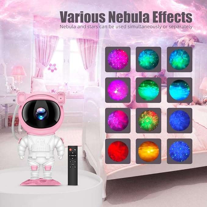 AceGamer Astronaut Galaxy Projector Night Light - Image 2