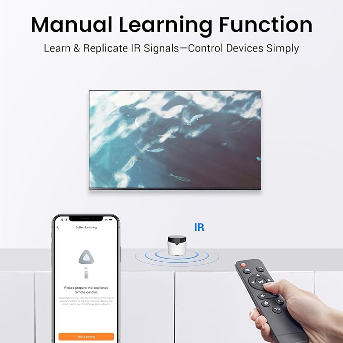 BroadLink RM5plus Smart Infrared Remote, All-in-One Universal Control Hub - Image 3